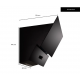 Hota Incorporabila decorativa Hausberg HB-2285NG, 163W , Filtru aluminiu, Putere de absorbtie maxim 650 m3/h, 60 cm, Negru
