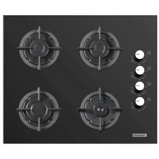 Pachet incorporabil Hausberg cuptor HB-8051NG, electric, 2000 W, 76 l, 4 functii, plita HB-567NG, Gaz, 4 arzatoare, sistem de siguranta, fonta, Sticla, hota decorativa HB-2285NG, 163W , filtru aluminiu, absorbtie maxim 650 m3/h, 60 cm, Clasa A, Negru