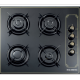 Plita Incorporabila Rustica Hausberg HB-575RST, 4 arzatoare, Gaz, 60 cm - Negru