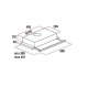 Pachet incorporabil HAUSBERG Cuptor electric HB-8054NG, Capacitate 71L, 2225W, 7 functii, convectie, plita gaz HB-555, 4 arzatoare, hota telescopic HB-1285IN, 420 m3/h absorbtie, 2 motoare, Negru-Inox