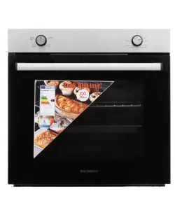 Cuptor incorporabil Hausberg HB-8051IN, Electric, Putere 2000 W, 76 l, 4 Functii, Clasa A, Negru/Inox