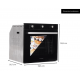 Cuptor incorporabil Hausberg HB-8053NG, Electric, Putere 2225 W, 71 l, 6 Functii, Ventilatie, Timer, Clasa A, Negru