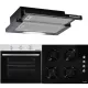 Pachet HAUSBERG Basic Style Black, Cuptor electric Incorporabil HB8052, Clasa A, 71L, 2000W, Negru/Inox, Plita Incorporabila HB563NG, 4 arzatoare, Gaz, Sticla, Negru, Hota incorporabila telescopica HB1285NG, Putere de absorbtie 420 m3/h, 2 motoare Pachet HAUSBERG Basic Style Black, Cuptor electric Incorporabil HB8052, Clasa A, 71L, 2000W, Negru/Inox, Plita Incorporabila HB563NG, 4 arzatoare, Gaz, Sticla, Negru, Hota incorporabila telescopica HB1285NG, Putere de absorbtie 420 m3/h, 2 motoare
