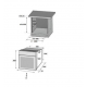 Pachet Incorporabil Cuptor electric Hausberg HB-8051IN, Clasa A, 76L, 2000W, Negru/Inox, Plita Incorporabila HB-555, 4 arzatoare, Gaz, Inox, Hota incorporabila telescopica HB-1285IN, Putere de absorbtie 420 m3/h, 2 motoare, 60 cm, Inox/Alb