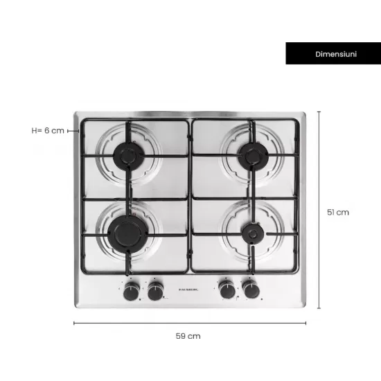 Pachet Incorporabil Cuptor electric Hausberg HB-8051IN, Clasa A, 76L, 2000W, Negru/Inox, Plita Incorporabila HB-555, 4 arzatoare, Gaz, Inox, Hota incorporabila telescopica HB-1285IN, Putere de absorbtie 420 m3/h, 2 motoare, 60 cm, Inox/Alb Pachet Incorporabil Cuptor electric Hausberg HB-8051IN, Clasa A, 76L, 2000W, Negru/Inox, Plita Incorporabila HB-555, 4 arzatoare, Gaz, Inox, Hota incorporabila telescopica HB-1285IN, Putere de absorbtie 420 m3/h, 2 motoare, 60 cm, Inox/Alb