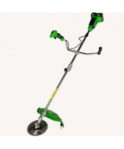 Motocoasa (Trimmer) electrica Micul Fermier 2x20V, 2 acumulatori 4Ah, maner dublu, motor fara perii