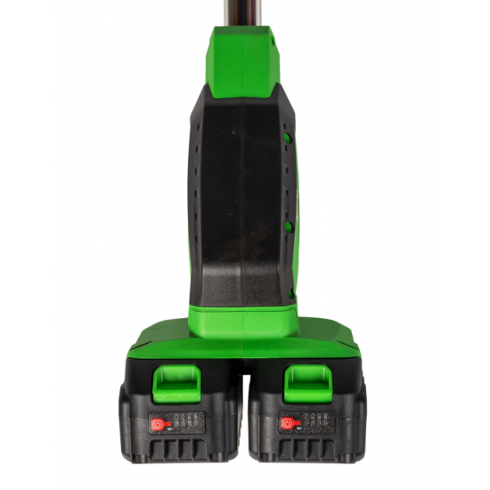 Motocoasa (Trimmer) electrica Micul Fermier 2x20V, 2 acumulatori 4Ah, maner dublu, motor fara perii