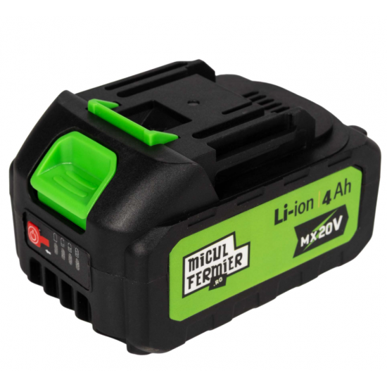 Motocoasa (Trimmer) electrica Micul Fermier 2x20V, 2 acumulatori 4Ah, maner dublu, motor fara perii