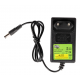 Motocoasa (Trimmer) electrica Micul Fermier 2x20V, 2 acumulatori 4Ah, maner dublu, motor fara perii