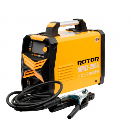 Aparat de sudură cu sarma si electrod MIG, MMA, TIG , LCD Color ROTOR MMLT-290A, 3.6 kW, 290 A