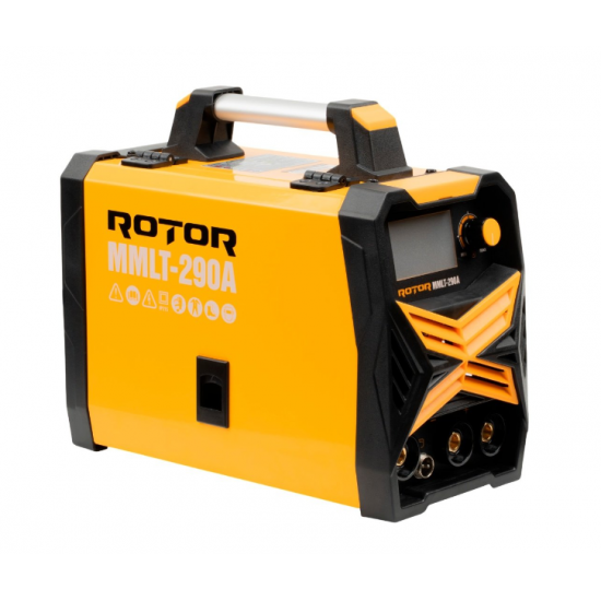Aparat de sudură cu sarma si electrod MIG, MMA, TIG , LCD Color ROTOR MMLT-290A, 3.6 kW, 290 A