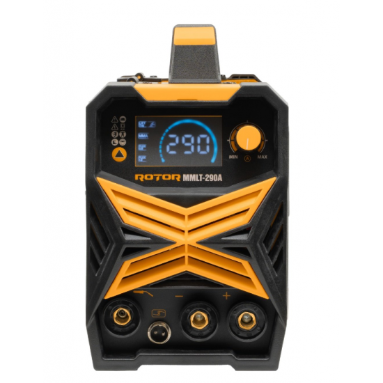Aparat de sudură cu sarma si electrod MIG, MMA, TIG , LCD Color ROTOR MMLT-290A, 3.6 kW, 290 A