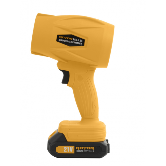 Suflantă aer pe acumulator ROTOR RCB-1.5A 45m/s, 21V/1,3Ah