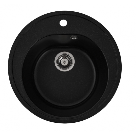 Chiuveta de bucătărie Elefant Premium Luna, Negru metalic , 510 mm