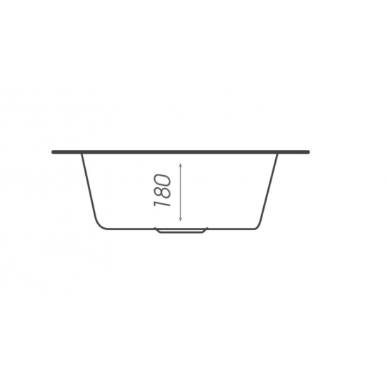 Chiuveta de bucătărie Elefant Premium Luna, Negru metalic , 510 mm