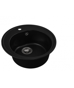 Chiuveta de bucătărie Elefant Premium Luna, Negru metalic , 510 mm