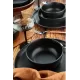 Serviciu de masa Kutahya Porselen CRUTON 18 piese pentru 6 persoane din Portelan Negru Mat Serviciu de masa Kutahya Porselen CRUTON 18 piese pentru 6 persoane din Portelan Negru Mat