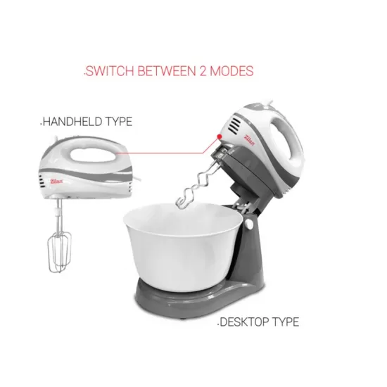 Mixer cu Bol capacitate mare 3.5litri ZILAN ZLN-8419, putere 300W, functie turbo