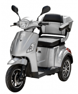 Triciclu Electric pentru persoane TRP800-1, putere 800 W, culoare argintiu, Evotools,683339
