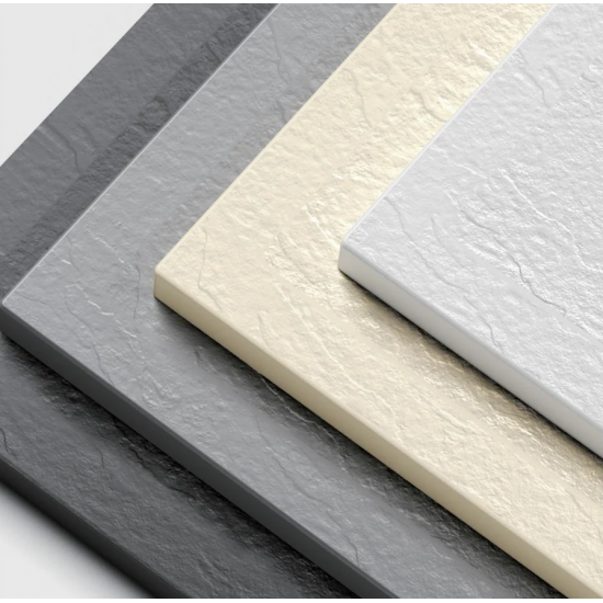 Cadita de dus dreptunghiulara 80x120 cm, slim 3 cm, gri inchis