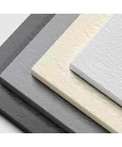 Cadita de dus patrata 90x90 cm, slim 3 cm, gri inchis