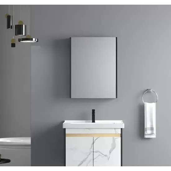 Set Mobilier pentru Baie 61x48cm 3 Piese Alb Set Mobilier pentru Baie 61x48cm 3 Piese Alb