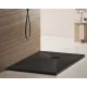 Cadita de dus dreptunghiulara 80x100 cm, slim 3 cm, gri inchis Cadita de dus dreptunghiulara 80x100 cm, slim 3 cm, gri inchis