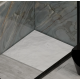 Cadita de dus patrata 90x90 cm, slim 3 cm, alb lucios