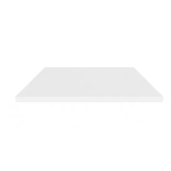 Cadita de dus patrata 90x90 cm, slim 3 cm, alb lucios Cadita de dus patrata 90x90 cm, slim 3 cm, alb lucios