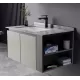 Set Mobilier pentru Baie ZAKYNTHOS, 80cm, 2 Piese, Gri si Crem Set Mobilier pentru Baie ZAKYNTHOS, 80cm, 2 Piese, Gri si Crem
