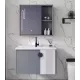 Set Mobilier pentru Baie MYKONOS, 80x40cm, 2 Piese, Gri si Alb Set Mobilier pentru Baie MYKONOS, 80x40cm, 2 Piese, Gri si Alb