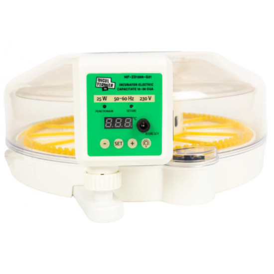 Incubator electric Micul Fermier capacitate 12-36 oua