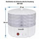 Deshidrator de alimente electric Hausberg HB-1150 ,Termostatul reglabil ,Putere 250 W - motor cupru