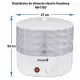 Deshidrator de alimente electric Hausberg HB-1150 ,Termostatul reglabil ,Putere 250 W - motor cupru Deshidrator de alimente electric Hausberg HB-1150 ,Termostatul reglabil ,Putere 250 W - motor cupru