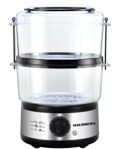 Aparat gatit cu aburi Hausberg HB-1350, 4.8L, 400W Aparat gatit cu aburi Hausberg HB-1350, 4.8L, 400W