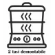 Aparat gatit cu aburi Hausberg HB-1350, 4.8L, 400W Aparat gatit cu aburi Hausberg HB-1350, 4.8L, 400W