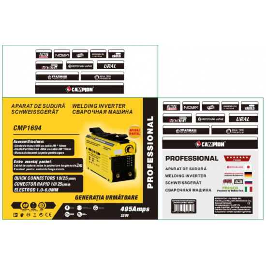 INVERTOR PENTRU SUDURĂ DIGITALA CMP1694