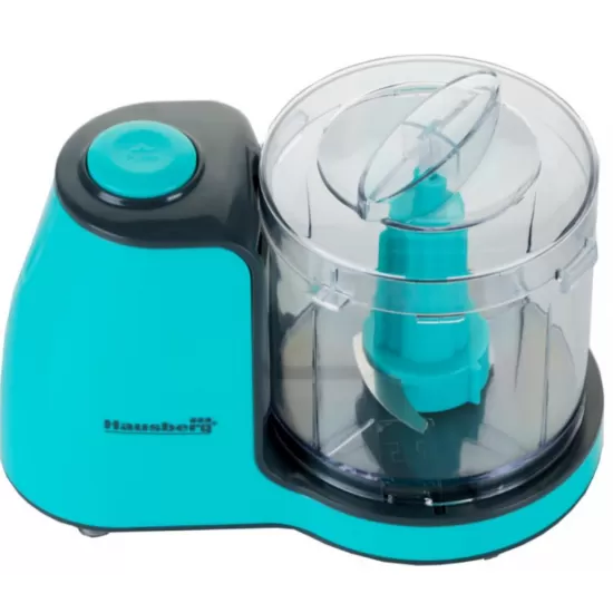 Tocator electric Hausberg HB-4504BL, putere 80 W, Motor cupru, Bleu Tocator electric Hausberg HB-4504BL, putere 80 W, Motor cupru, Bleu