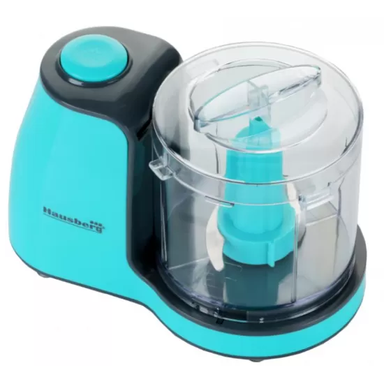 Tocator electric Hausberg HB-4504BL, putere 80 W, Motor cupru, Bleu Tocator electric Hausberg HB-4504BL, putere 80 W, Motor cupru, Bleu