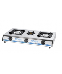 Aragaz 3 ochiuri inox