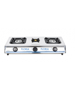 Aragaz 3 ochiuri inox