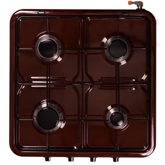 Minigaz GPL Ertone, MN209MR, Emailat, 4 Arzatoare - Maro