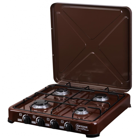 Minigaz GPL Ertone, MN209MR, Emailat, 4 Arzatoare - Maro