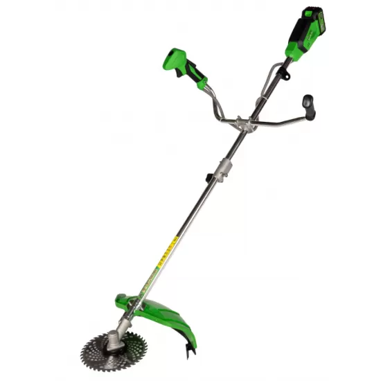 Motocoasa (Trimmer) electrica Micul Fermier 20V, 2 acumulatori 4Ah, maner dublu, motor fara perii Motocoasa (Trimmer) electrica Micul Fermier 20V, 2 acumulatori 4Ah, maner dublu, motor fara perii