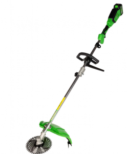 Motocoasa (Trimmer) electrica Micul Fermier 20V, 2 acumulatori 4Ah, maner simplu, motor fara perii