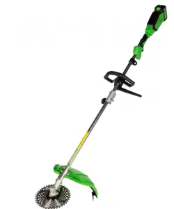 Motocoasa (Trimmer) electrica Micul Fermier 20V, 2 acumulatori 4Ah, maner simplu, motor fara perii Motocoasa (Trimmer) electrica Micul Fermier 20V, 2 acumulatori 4Ah, maner simplu, motor fara perii