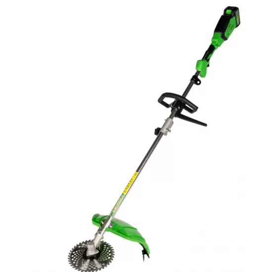 Motocoasa (Trimmer) electrica Micul Fermier 20V, 2 acumulatori 4Ah, maner simplu, motor fara perii Motocoasa (Trimmer) electrica Micul Fermier 20V, 2 acumulatori 4Ah, maner simplu, motor fara perii