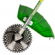 Motocoasa (Trimmer) electrica Micul Fermier 20V, 2 acumulatori 4Ah, maner simplu, motor fara perii