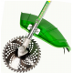 Motocoasa (Trimmer) electrica Micul Fermier 2x20V, 2 acumulatori 4Ah, maner simplu, motor fara perii