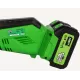 Motocoasa (Trimmer) electrica Micul Fermier 2x20V, 2 acumulatori 4Ah, maner simplu, motor fara perii Motocoasa (Trimmer) electrica Micul Fermier 2x20V, 2 acumulatori 4Ah, maner simplu, motor fara perii